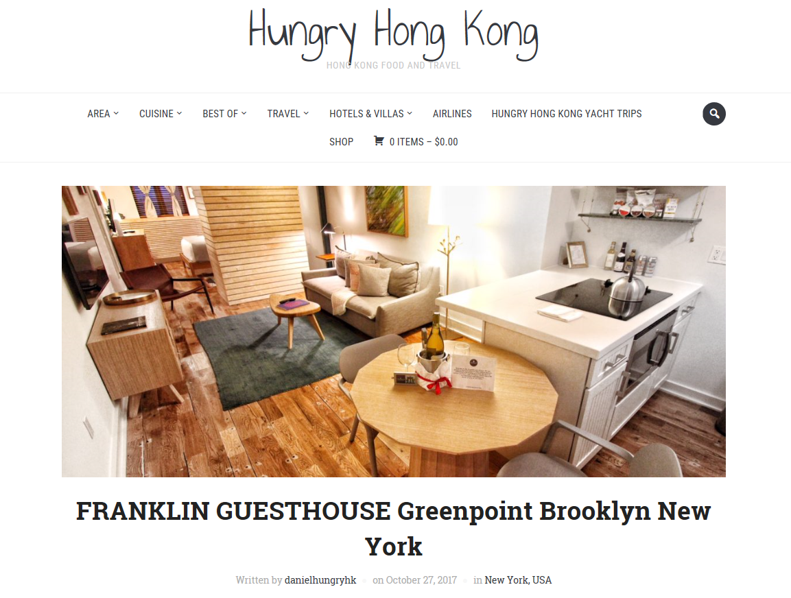 FRANKLIN GUESTHOUSE Greenpoint Brooklyn New York